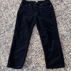 Closed Navy Corduroy Trousers